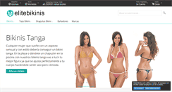 Desktop Screenshot of elitebikinis.com